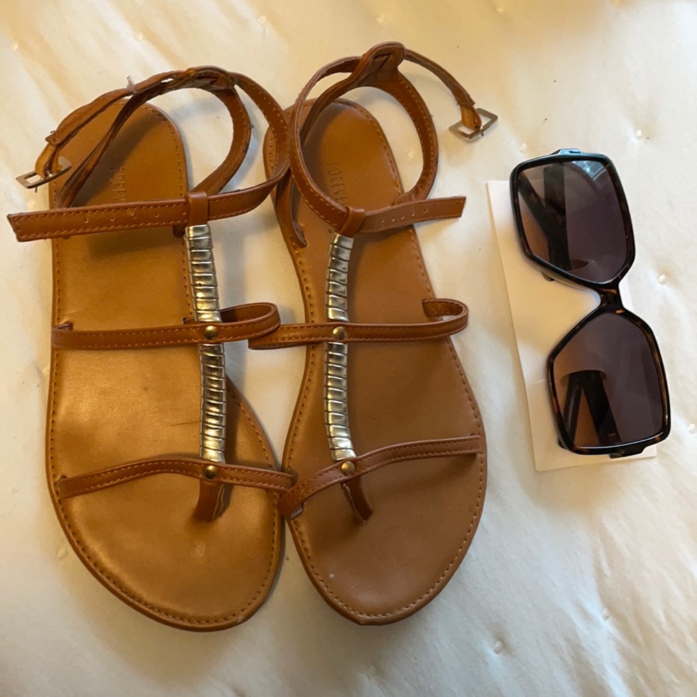 Camel Sandals